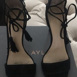 Ann Taylor suede sandals